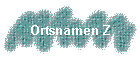 Ortsnamen Z